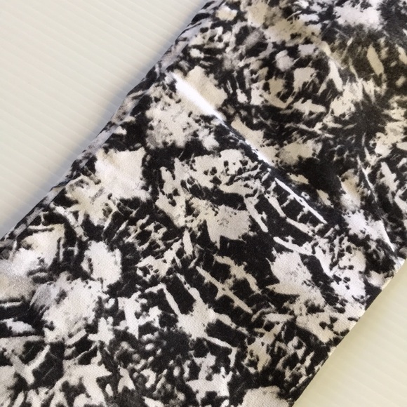 KOOKAI womens 38 high rise skinny stretch jeans black grey white zip front - Picture 16 of 16